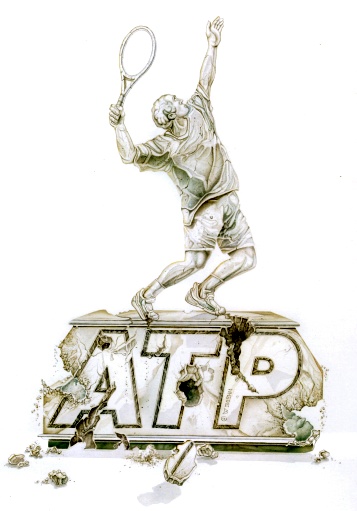 HOMEPAGE Auftritt ATP Statue