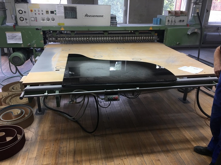 STEINWAY Elphi Deckel Poliermaschine HP